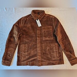 Brown Corduroy Casual Shirt for Men, Snover, 2XL, NWT